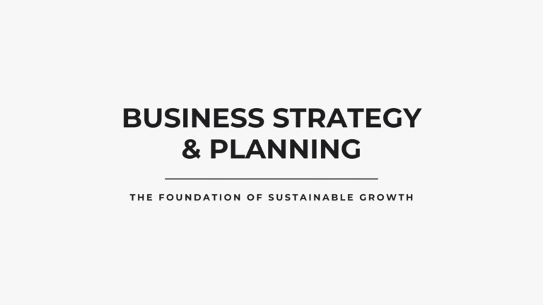 Business strategy and Planning